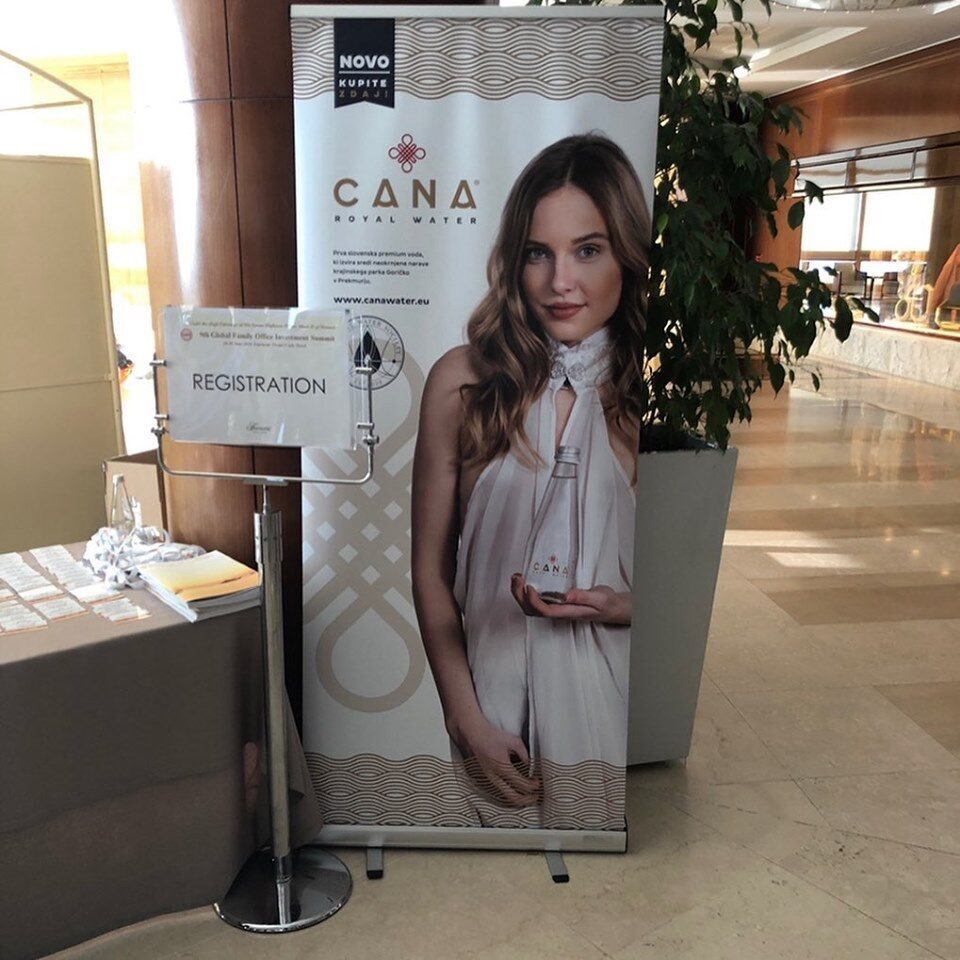 Cana Royal Water at the gathering of the world's wealthiest families